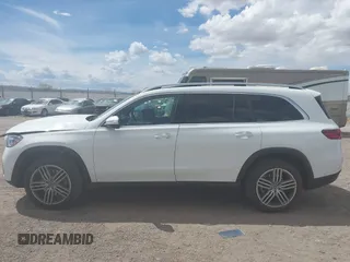 2025 Mercedes-Benz GLS 450 with VIN 4JGFF5KE3SB402662, listed as a IAAI auction lot 42047355 with 2,879 mi miles and . Bid and sale history available at DreamBid. Image 14.