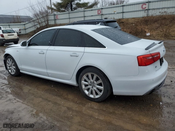 2015 Audi A6 3.0T Premium Plus with VIN WAUFGAFC7FN014418, listed as a Copart auction lot 49310705 with 57,312 mi miles and Clean Title. Bid and sale history available at carsss.com. Image 2.