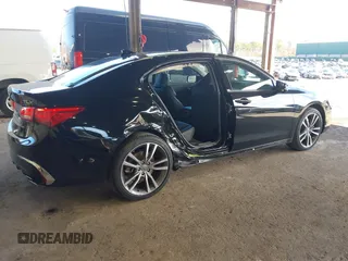 2020 Acura TLX w/Technology Pkg with VIN 19UUB2F41LA005077, listed as a IAAI auction lot 41817342 with 43,305 mi miles. Bid and sale history available at carsss.com. Image 4.