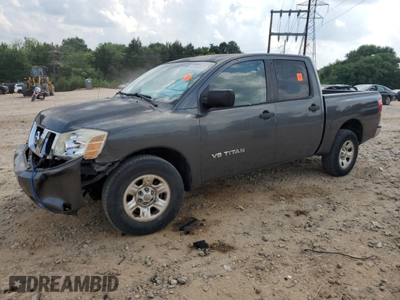 2007 Nissan Titan XE with VIN 1N6AA07AX7N205612, listed as a Copart auction lot 62633655 with 201,431 mi miles and Salvage title. Bid and sale history available at DreamBid. Image 1.