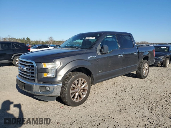 2015 Ford F-150 XL with VIN 1FTEW1CP4FFD02206, listed as a Copart auction lot 87063384 with 104,279 mi miles and Salvage Title. Bid and sale history available at carsss.com. Image 1.