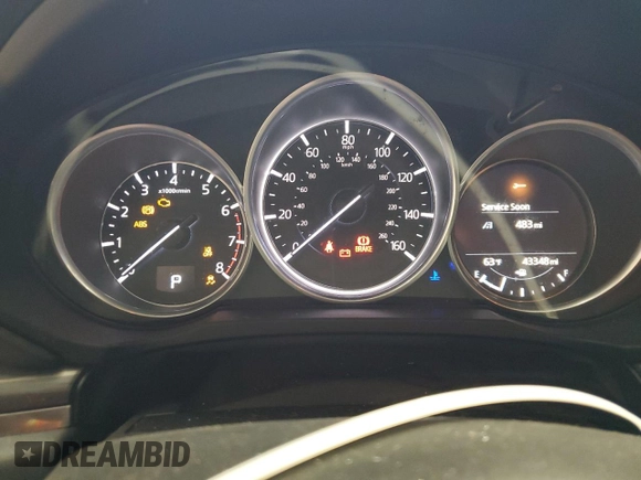 2018 Mazda CX-5 Grand Touring with VIN JM3KFBDM1J0440849, listed as a Copart auction lot 58354655 with 43,348 mi miles and Salvage title. Bid and sale history available at DreamBid. Image 9.