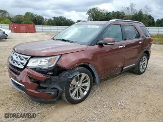 2018 Ford Explorer Limited with VIN 1FM5K7F89JGA43701, listed as a Copart auction lot 78917814 with 141,184 mi miles and Salvage Title. Bid and sale history available at carsss.com. Image 1.