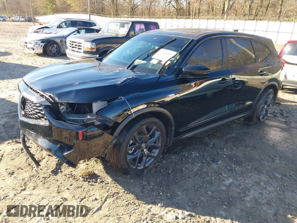 2023 Acura MDX w/A-Spec Package with VIN 5J8YE1H09PL008056, listed as a IAAI auction lot 41856240 with 52,891 mi miles. Bid and sale history available at carsss.com. Image 20.