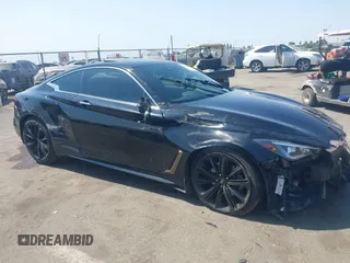 2020 Infiniti Q60 Luxe with VIN JN1EV7EK5LM340657, listed as a IAAI auction lot 42420359 with 32,554 mi miles and . Bid and sale history available at DreamBid. Image 13.