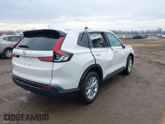 2025 Honda CR-V EX-L with VIN 5J6RS4H7XSL000321, listed as a IAAI auction lot 41530210 with 9,362 mi miles and . Bid and sale history available at DreamBid. Image 4.