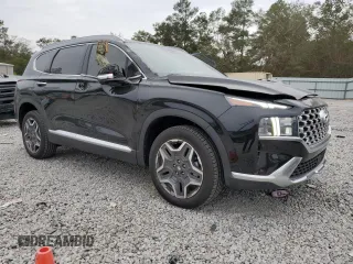2023 Hyundai Santa Fe Hybrid SEL Premium with VIN 5NMS3DA14PH018462, listed as a Copart auction lot 75072244 with 5,047 mi miles and Salvage Title. Bid and sale history available at carsss.com. Image 4.