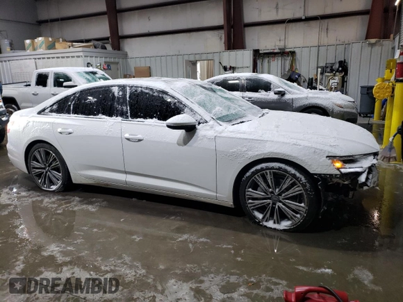 2019 Audi A6 Premium with VIN WAUD8AF21KN120014, listed as a Copart auction lot 87321374 with 69,697 mi miles and Salvage Title. Bid and sale history available at carsss.com. Image 4.