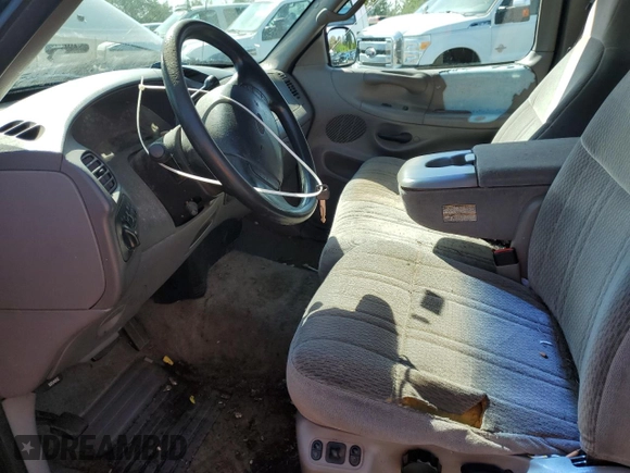 1997 Ford F-150 XL with VIN 1FTDX1863VKB12606, listed as a Copart auction lot 54605395 with 216,970 mi miles and Clean Title. Bid and sale history available at carsss.com. Image 7.