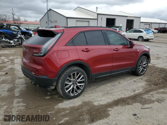 2019 Cadillac XT4 FWD Sport with VIN 1GYFZER46KF154063, listed as a Copart auction lot 49895895 with 51,725 mi miles and Salvage Title. Bid and sale history available at DreamBid. Image 3.