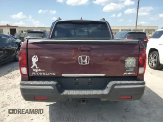 2019 Honda Ridgeline RTL-E with VIN 5FPYK3F71KB002046, listed as a Copart auction lot 61934455 with 131,674 mi miles and Salvage title. Bid and sale history available at DreamBid. Image 6.