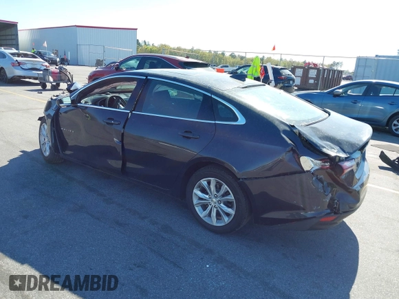 2022 Chevrolet Malibu LT with VIN 1G1ZD5ST1NF128891, listed as a IAAI auction lot 41892567 with 59,589 mi miles and . Bid and sale history available at DreamBid. Image 3.