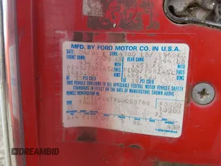 1986 Ford Ranger z VIN 1FTCR10TXGUC58788, wystawiony jako IAAI lot #42582428 z przebiegiem 94 444 mil mil oraz . Historia ofert i sprzedaży dostępna na DreamBid. Obrazek 9.