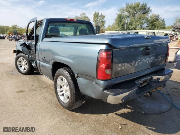 2006 Chevrolet Silverado 1500 LS with VIN 1GCEC14VX6Z220128, listed as a Copart auction lot 71388344 with 230,114 mi miles and Salvage Title. Bid and sale history available at carsss.com. Image 2.