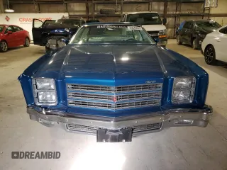 1976 Chevrolet Monte Carlo with VIN 1H57V6D483055, listed as a Copart auction lot 55043985 with 18,625 mi miles and Salvage title. Bid and sale history available at DreamBid. Image 5.