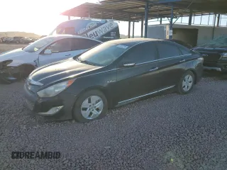 2012 Hyundai Sonata Hybrid with VIN KMHEC4A49CA029304, listed as a Copart auction lot 47037225 with 126,522 mi miles and Clean Title. Bid and sale history available at DreamBid. Image 1.