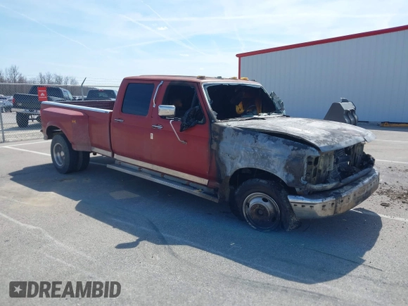 1993 Ford F-350 with VIN 2FTJW35G7PCA98554, listed as a IAAI auction lot 41909172 with Not provided miles and . Bid and sale history available at DreamBid. Image 1.