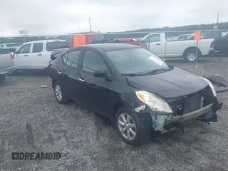 2013 Nissan Versa SV with VIN 3N1CN7AP7DL894013, listed as a IAAI auction lot 42525113 with 93,594 mi miles and . Bid and sale history available at DreamBid. Image 1.