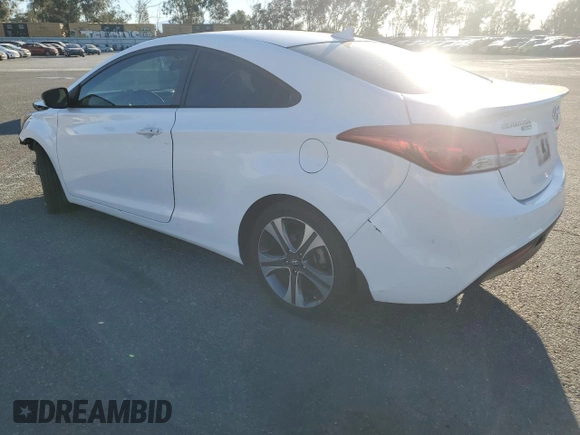 2013 Hyundai Elantra Coupe SE with VIN KMHDH6AE3DU012337, listed as a Copart auction lot 80048884 with 171,714 mi miles and Salvage Title. Bid and sale history available at carsss.com. Image 2.