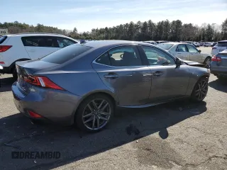 2015 Lexus IS 250 with VIN JTHCF1D22F5020807, listed as a Copart auction lot 48802575 with 106,707 mi miles and Salvage Title. Bid and sale history available at DreamBid. Image 3.