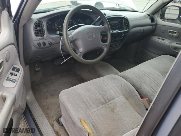 2000 Toyota Tundra SR5 with VIN 5TBBT4417YS102309, listed as a Copart auction lot 47950735 with 245,784 mi miles and Salvage Title. Bid and sale history available at carsss.com. Image 8.
