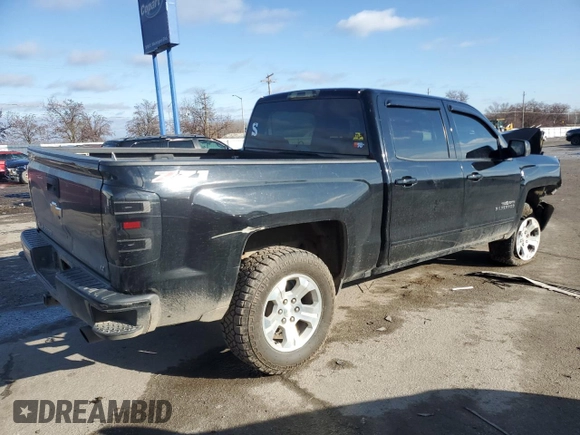 2017 Chevrolet Silverado 1500 LT with VIN 3GCUKREC4HG257348, listed as a Copart auction lot 84798884 with 200,013 mi miles and Salvage Title. Bid and sale history available at DreamBid. Image 3.