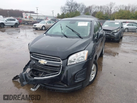 2016 Chevrolet Trax LS z VIN KL7CJNSB0GB655454, wystawiony jako IAAI lot #41997905 z przebiegiem 106 220 mil mil oraz . Historia ofert i sprzedaży dostępna na DreamBid. Obrazek 16.