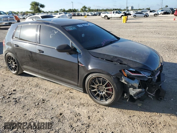 2018 Volkswagen Golf GTI S with VIN 3VW447AUXJM281364, listed as a Copart auction lot 67540504 with 91,966 mi miles and Salvage Title. Bid and sale history available at carsss.com. Image 4.