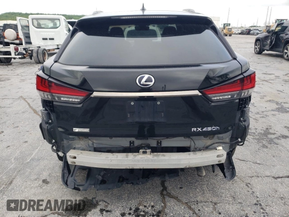 2020 Lexus RX with VIN 2T2YGMDA0LC053263, listed as a Copart auction lot 52204884 with 103,250 mi miles and Salvage Title. Bid and sale history available at carsss.com. Image 6.