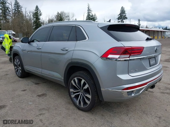 2021 Volkswagen Atlas Cross Sport 3.6L V6 SEL with VIN 1V2SE2CA4MC229844, listed as a IAAI auction lot 41916623 with 34,618 mi miles. Bid and sale history available at carsss.com. Image 3.
