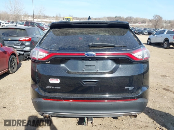 2015 Ford Edge SEL with VIN 2FMTK4J87FBB62259, listed as a IAAI auction lot 41894442 with 185,004 mi miles. Bid and sale history available at carsss.com. Image 16.