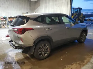 2021 Kia Seltos LX with VIN KNDEPCAA9M7153631, listed as a Copart auction lot 46124535 with 75,839 mi miles and Salvage Title. Bid and sale history available at carsss.com. Image 3.