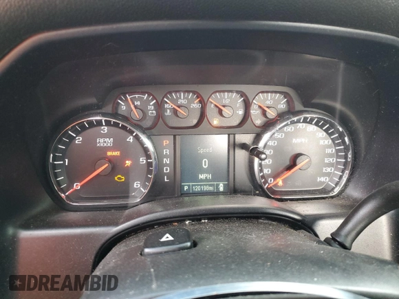 2017 Chevrolet Silverado 1500 Work Truck with VIN 1GCVKNEC4HZ118835, listed as a Copart auction lot 44876254 with 120,198 mi miles and Non Repairable. Bid and sale history available at carsss.com. Image 9.