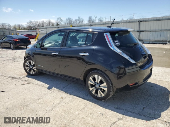 2014 Nissan LEAF SL with VIN 1N4AZ0CP7EC334248, listed as a Copart auction lot 52198325 with 57,659 mi miles and Salvage Title. Bid and sale history available at carsss.com. Image 2.