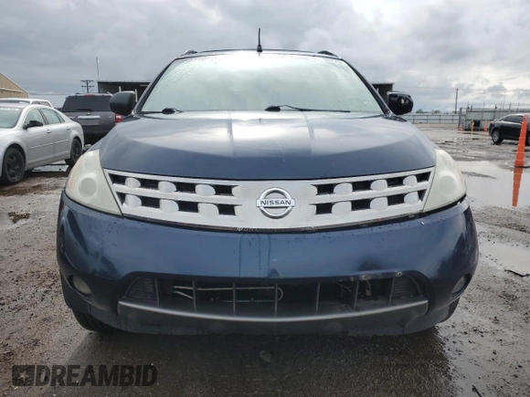 2005 Nissan Murano SL z VIN JN8AZ08T45W318883, wystawiony jako Copart lot #56180225 z przebiegiem 165 436 mil mil oraz Szkoda całkowita • Salvage title. Historia ofert i sprzedaży dostępna na DreamBid. Obrazek 5.