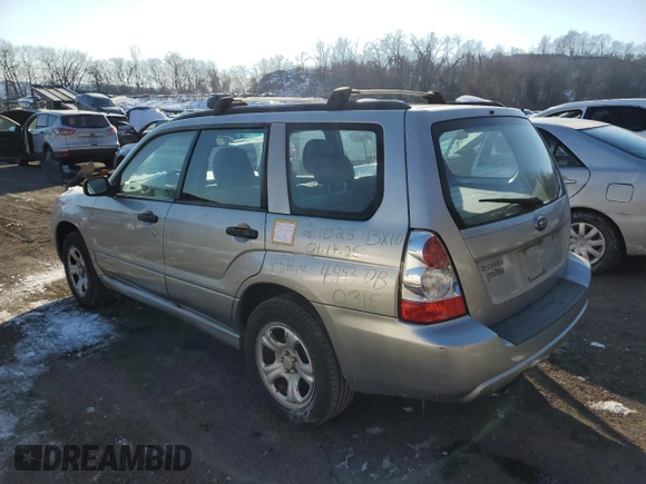 2007 Subaru Forester X with VIN JF1SG63627H711062, listed as a Copart auction lot 42148175 with 127,081 mi miles and Clean Title. Bid and sale history available at carsss.com. Image 2.