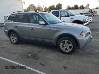 2006 BMW X3 3.0i z VIN WBXPA93476WG80280, wystawiony jako Copart lot #88368075 z przebiegiem 218 617 mil mil oraz Szkoda całkowita • Salvage title. Historia ofert i sprzedaży dostępna na DreamBid. Obrazek 4.