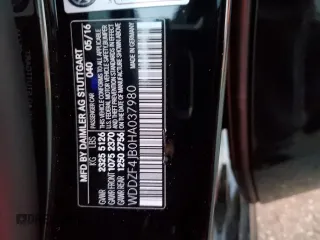 2017 Mercedes-Benz E-Class E 300 Luxury with VIN WDDZF4JB0HA037980, listed as a Copart auction lot 66389342 with 89,167 mi miles. Bid and sale history available at carsss.com. Image 10.
