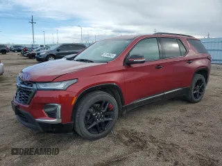 2022 Chevrolet Traverse Premier z VIN 1GNEVKKW8NJ106581, wystawiony jako Copart lot #81105424 z przebiegiem 69 406 mil mil oraz Szkoda całkowita • Salvage title. Historia ofert i sprzedaży dostępna na DreamBid. Obrazek 1.