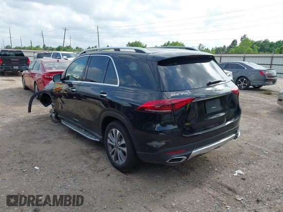 2022 Mercedes-Benz GLE 350 with VIN 4JGFB4JB9NA752546, listed as a IAAI auction lot 42145329 with 57,502 mi miles and . Bid and sale history available at DreamBid. Image 3.