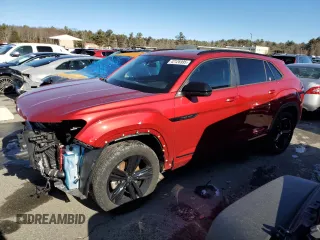2023 Volkswagen Atlas 2.0T SEL R-Line Black z VIN 1V2SC2CA6PC202381, wystawiony jako Copart lot #42126995 z przebiegiem 24 336 mil mil oraz Szkoda całkowita • Salvage title. Historia ofert i sprzedaży dostępna na DreamBid. Obrazek 1.