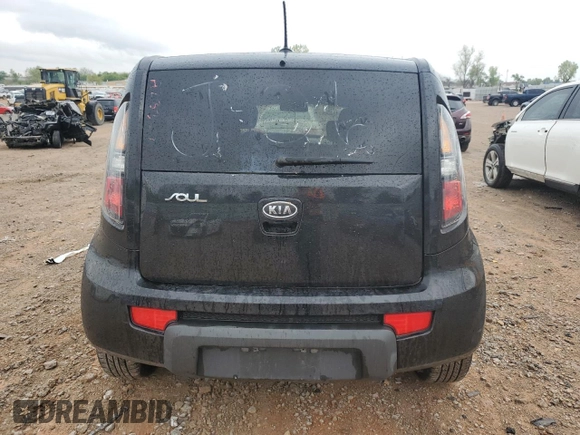 2010 Kia Soul + with VIN KNDJT2A27A7191027, listed as a Copart auction lot 50531714 with 129,680 mi miles and Salvage Title. Bid and sale history available at DreamBid. Image 6.