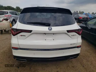 2023 Acura MDX w/A-Spec Package with VIN 5J8YE1H04PL029378, listed as a Copart auction lot 64363474 with 30,624 mi miles and Salvage Title. Bid and sale history available at carsss.com. Image 6.