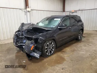 2022 Jeep Grand Cherokee Overland with VIN 1C4RJHDG8N8588345, listed as a Copart auction lot 49529885 with 64,061 mi miles and Salvage title. Bid and sale history available at DreamBid. Image 1.