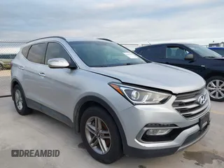 2017 Hyundai Santa Fe 2.4L with VIN 5XYZU3LB4HG464876, listed as a IAAI auction lot 42693100 with 127,888 mi miles and . Bid and sale history available at DreamBid. Image 1.