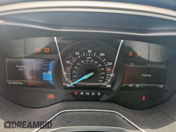 2016 Ford Fusion SE with VIN 1FA6P0HD1G5128859, listed as a Copart auction lot 63092515 with 91,005 mi miles and Salvage title. Bid and sale history available at DreamBid. Image 9.