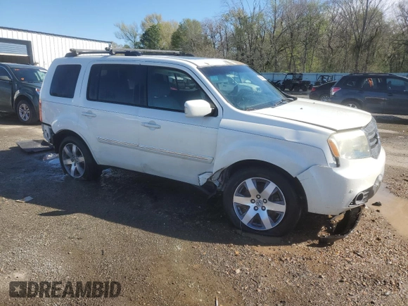 2013 Honda Pilot Touring with VIN 5FNYF4H92DB031771, listed as a Copart auction lot 50083125 with 229,059 mi miles and Salvage Title. Bid and sale history available at DreamBid. Image 4.