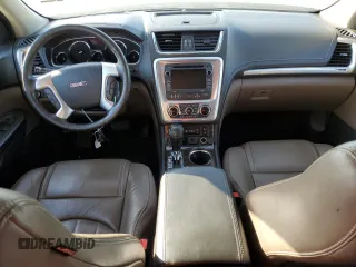 2015 GMC Acadia SLT z VIN 1GKKRSKD1FJ136798, wystawiony jako Copart lot #52318975 z przebiegiem Nie podano mil oraz Szkoda całkowita • Salvage title. Historia ofert i sprzedaży dostępna na DreamBid. Obrazek 8.