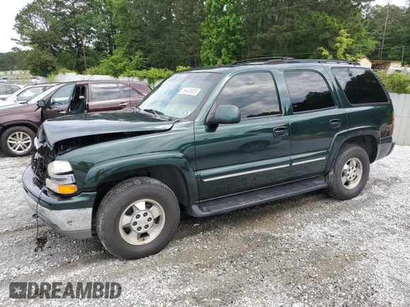 2001 Chevrolet Tahoe LT with VIN 1GNEK13T21J168737, listed as a Copart auction lot 56449655 with 133,688 mi miles and Salvage title. Bid and sale history available at DreamBid. Image 1.