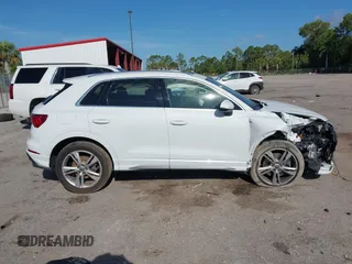 2019 Audi Q3 S line Premium with VIN WA1DECF32K1084030, listed as a IAAI auction lot 42528662 with 34,498 mi miles and . Bid and sale history available at DreamBid. Image 13.